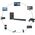 Mozos Mozos MSTV mobilny stojak tv stand do telewizora + Soundbar THEATER