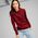 Puma Bluza damska Puma Ess  Logo LAB Hoodie FL bordowa 682987 13 L