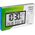 GreenBlue Zegar ścienny LCD bardzo duży GreenBlue GB218 temperatura, data