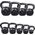 Kettlebell HMS KZG12 żeliwny 12 kg