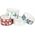 Craft with Fun OZDOBA BN TASMA SPRZYL 4M MIX 4SZT CF 12/96
