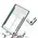 Bizon Case Tab Clear Matt Samsung Galaxy Tab S9 / S9 FE dark green