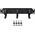 Lanberg ORGANIZER KABLI 10" 1U Z 3 METALOWYMI UCHWYTAMI TYP B CZARNY LANBERG