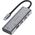 MediaRange USB HUB MediaRange HUB USB-C 5 σε 1 Προσαρμογέας πολλαπλών θυρών, ασημί 13848517 4260664876069