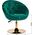 Activeshop 4Rico fotel obrotowy QS-BL12G aksamit zielony