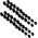 HPC SET ZESTAW HANTLI POLIURETANOWYCH  2 x 2.5 - 25 KG CPU - 275 KG HMS