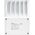 Alcasa Alcasa PCA-D006W Διοργανωτής σταθμών φόρτισης Freestanding White 13840450 4014620000000
