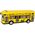 LeanToys Autobus Miejski Żółty Z Napędem Frykcyjnym 1:18