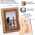 Photo frame Seoul 10x15, golden (1303332)