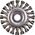 Συρμάτινη βούρτσα Rhodius Flat spin 125x22,23 mm. ΡΟΔΟΣ 14415123 4011890074817
