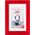 Photo frame Natura 10x15, red