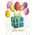 HENRY Karnet B6 Prezent z balonami