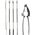 bercato Skaldjursset By Bercato - 17cm x 4 st, 15 cm x1 st - Rostfritt stål + Zink - Ασημί 14242268 7350000768879