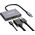Canyon DS-4 USB Type-C 10000 Mbit/s Szary