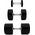 HPC SET ZESTAW HANTLI POLIURETANOWYCH 2 x 40 - 50 KG CPU - 450 KG HMS