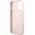 Guess Guess GUHCP13XLS4GWPI iPhone 13 Pro Max 6,7" różowy/pink hard case Silicone 4G Logo