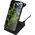 Φορτιστής Deltaco 3-σε-1 belaidis įkroviklis DELTACO 15 W, USB-C, Qi sertifikuotas, ένδειξη LED, juodas / QI-1037 13452017 7333048054050