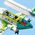 TOY CONSTRUCT AIRPORT AND PLANE 42656
