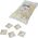 LogiLink LogiLink Kabelbinderhalter  ABS  100Stk selbstklebend 4x4cm