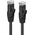 Microconnect MC-UTP6A003S kabel sieciowy Czarny 0,3 m Cat6a U/UTP (UTP)