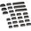 Kolink Kolink Core Pro Braided Cable Extension Kit 12V-2x6 Type 1 - Jet Black/Gunmetal Grey 13338817 5999094005730