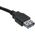 Kabel USB Logo USB-A - USB-A 1.8 m Czarny