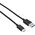 Kabel USB Logo USB-A - USB-C 1 m Czarny