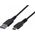 Kabel USB Logo USB-A - USB-C 1 m Czarny