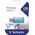 Pendrive Verbatim Verbatim USB flash disk, USB 2.0, 128GB, Store,N,Go PinStripe, niebieski, 49461, do archiwizacji danych