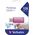 Pendrive Verbatim Verbatim USB flash disk, USB 2.0, 128GB, Store,N,Go PinStripe, różowy, 49460, do archiwizacji danych