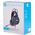 HP DHE-8001, s�uchawki z mikrofonem, przewodowaczarna, 2.0, pod�wietlona, 3.5 mm jack + USB