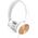 HP DHH-1206 White s�uchawki z mikrofonem, przewodowabia�o-z�ota, klasyczna typ 3,5mm jack