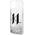Karl Lagerfeld Etui Karl Lagerfeld Liquid Glitter Big KL HardCase do iPhone 14 srebrne
