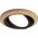 Oprawa do wbudowania LANATI COIN LED 6W 470lm 84mm 2700K IP20 230V drewno / czarny matowy  / aluminium