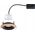 Oprawa do wbudowania LANATI COIN LED 6W 470lm 84mm 2700K IP20 230V drewno / czarny matowy  / aluminium