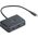 USB HUB Deltaco USB-C šakotuvas DELTACO, 5 Gbps, 4x USB-A, juodas / USBC-HUB203 / 1902428 13665980 7333048060686