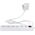 REV REV Multiple Socket Outlet white 6+1-fold 2m Powersplit + switch