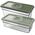 Vacuum container set for Electrolux EVFK1, EVFK1+ and EVSK1 vacuum sealers, 2 pcs.