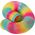 LeanToys Magiczna Kultowa Sprężyna Kolorowa 30 Cm Zabawka