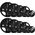 TPC SET ZESTAW TALERZY OLIMPIJSKICH POLIURETANOWYCH 2 x 2.5 - 25 KG CPU - 155KG HMS