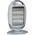 Orava HO-82 halogenový ohřívač, 1200 W, 3 úrovně, oscilace, 18 m2, rukojeť pro přenos, šedá