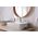 Washbasin faucet INVENA PAROS, low, chrome color