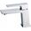 Washbasin faucet INVENA PAROS, low, chrome color