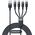 Kabel Joyroom Multi-Use Series S-A18 USB-A / 2xUSB-C, Lightning, microUSB 1.2m czarny