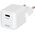Deltaco USB-C μίνι φορτιστής sieninis įkroviklis DELTACO 1x USB-C, PD 20 W, baltas / USBC-AC150 13432088 7333048057655