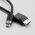 FUSION SERIES CABLE - BLACK 1M
