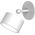 Lampa stołowa New Garden New Garden ROLL 8 BATTERY white