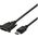 Καλώδιο Deltaco Monitoriaus DELTACO DisplayPort į DVI-D Single Link, Full HD σε 60Hz, 2m, juodas / DP-2020-K / 00110009 13783171 7333048051301