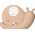 Alecto Baby Simon Snail sleep rhythm learning alarm clock, Taupe