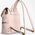 Guess, Helaina, Polyurethane, Textile Backpack, Light Pink, Lined Compartment, 03320, For Women, 24 x 30 x 13 cm For Women